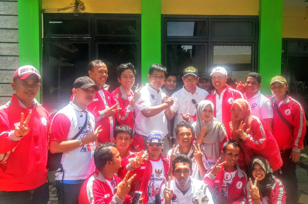Mengikuti Kirab Budaya Kebangsaan TMP Jakarta  FRENGKI 